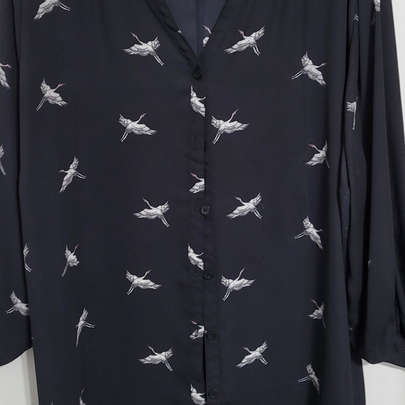 Catherine's - Set of 4 - 3X - Button down Light fabric, shirts - Picture 6 of 8